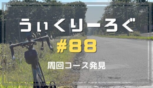 うぃくりーろぐ88 周回コース発見