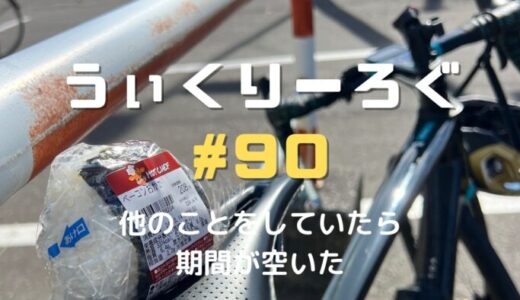 うぃくりーろぐ 90 他のことしていたら期間が空いた